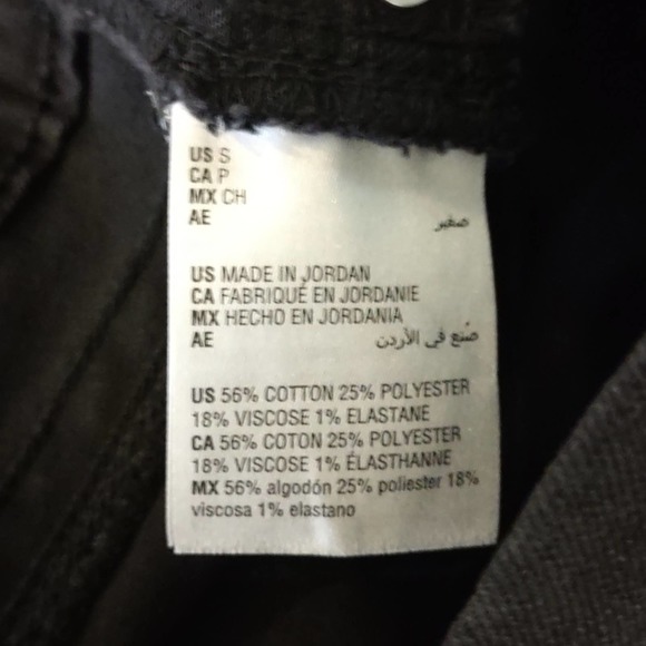 Style & Co Pull On Boyfriend Jeans in Black Smudge Small - Picture 10 of 11